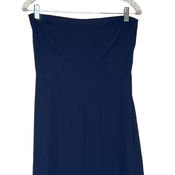 Reformation Ingrid Dress Navy Blue Size 8 - Picture 6 of 10